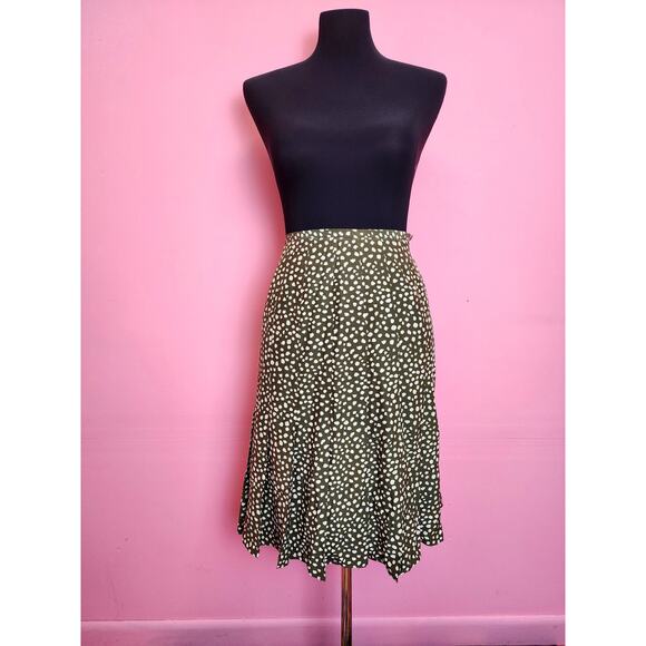 Vintage 1980's Silk Skirt Suit by Dana Buchman | Size XS - Picture 6 of 10